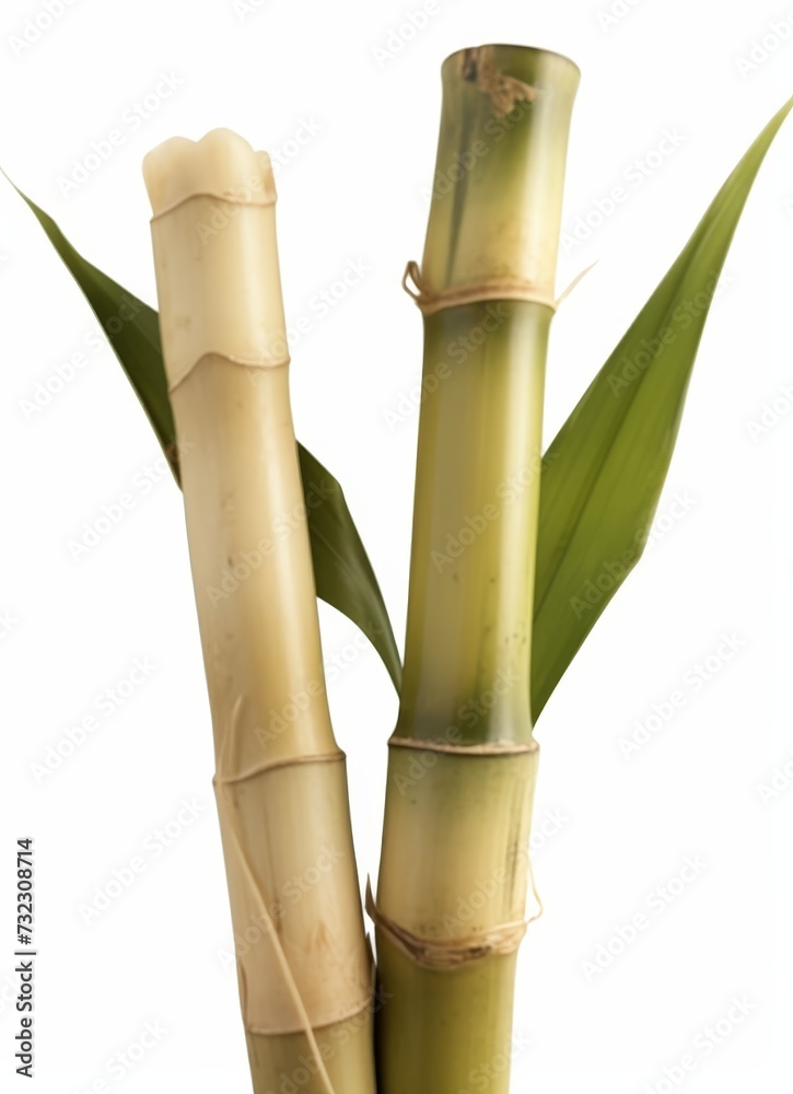 Fototapeta premium Sugar cane isolated on white background