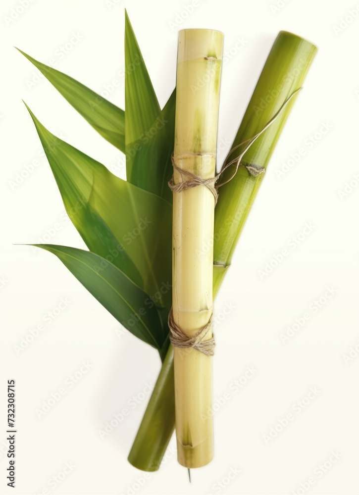 Fototapeta premium Sugar cane isolated on white background