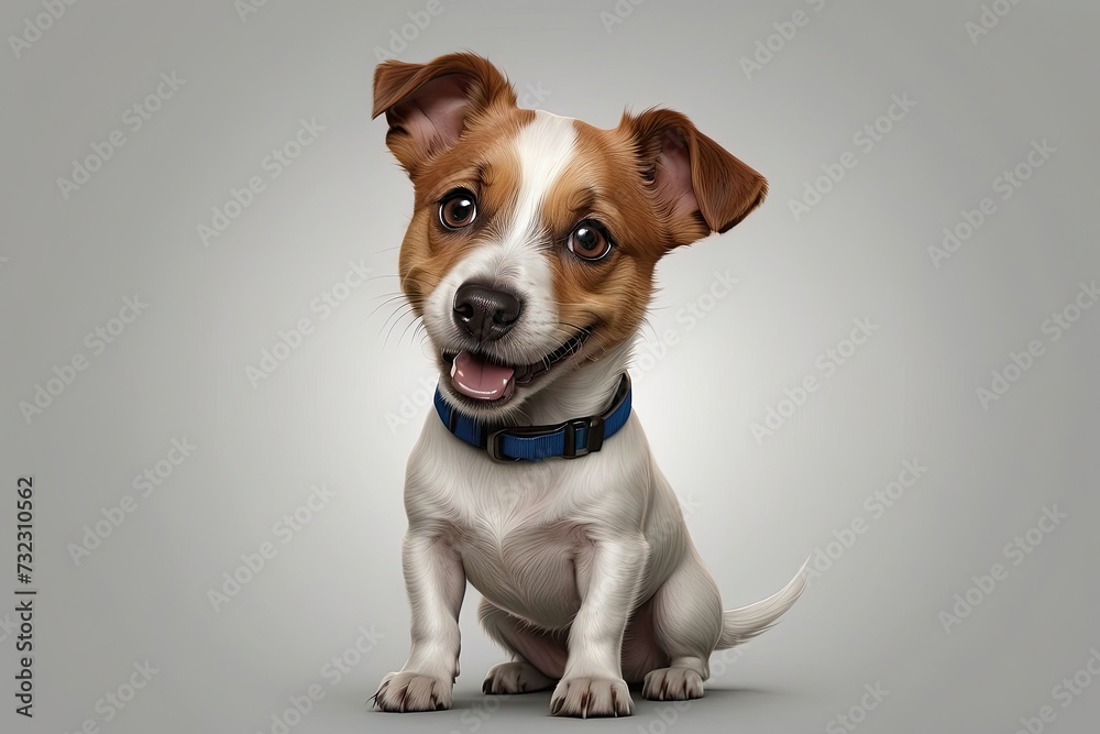 Cute Jack Russell Terrier puppy