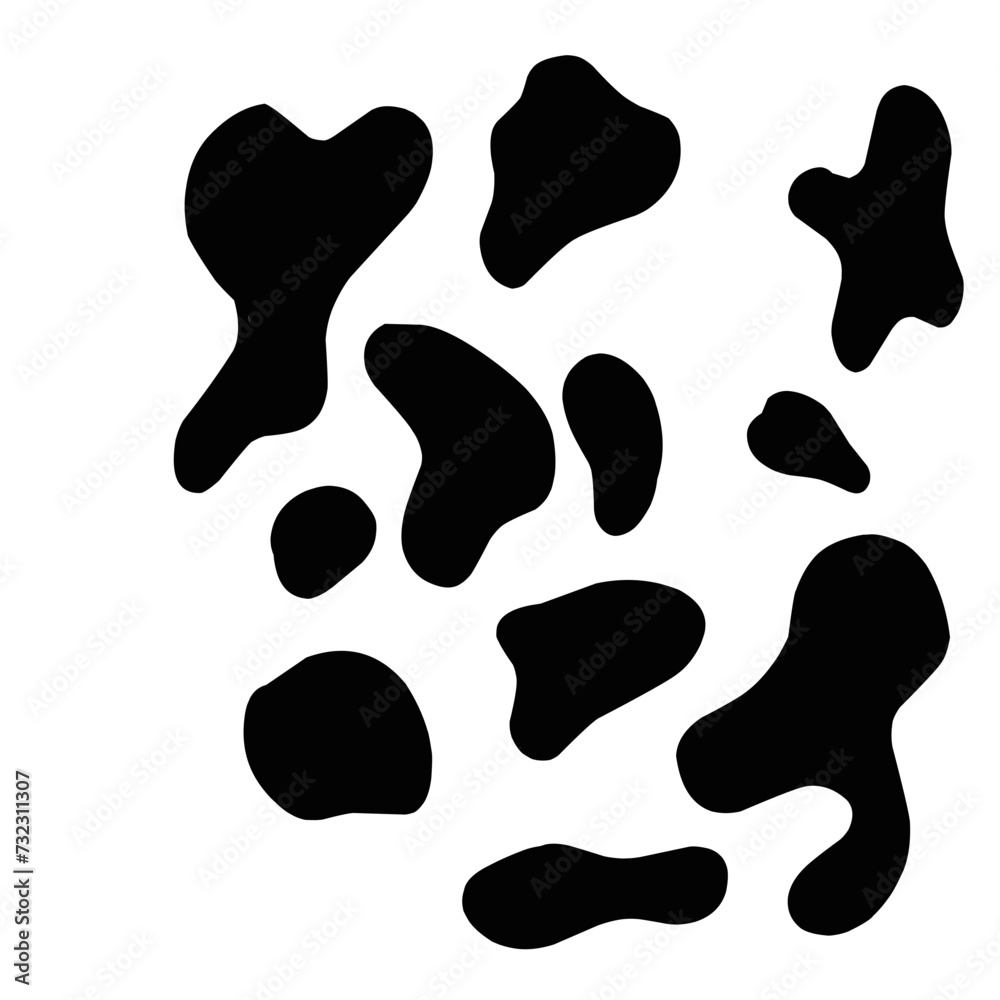 Cowhide Color Pattern Cowhide Color Pattern