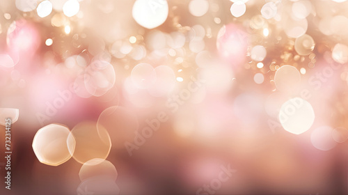 pink gold blurry bokeh background