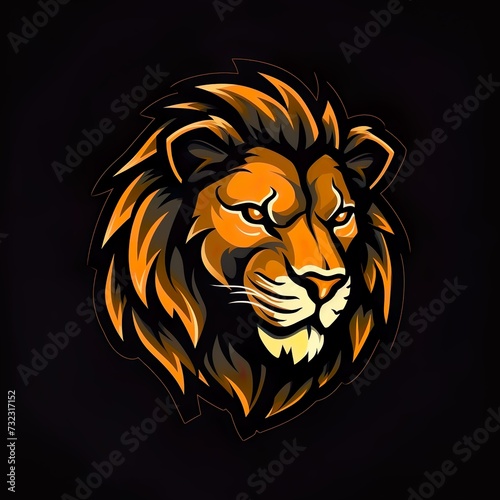 vector design lion Mascot gaming and esport logo