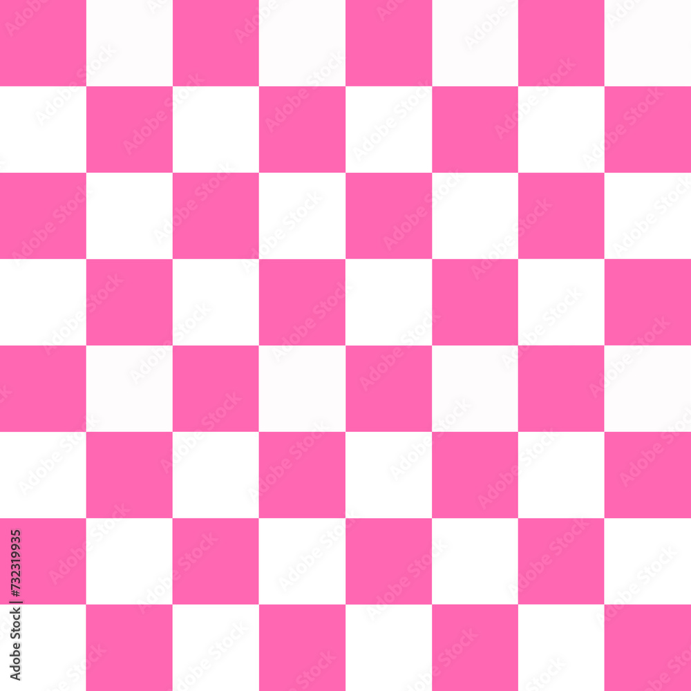 Schachbrett in den Farben Magenta und weiß Schachbrett in den Farben Magenta und weiß
