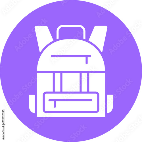 Backpack Icon Style