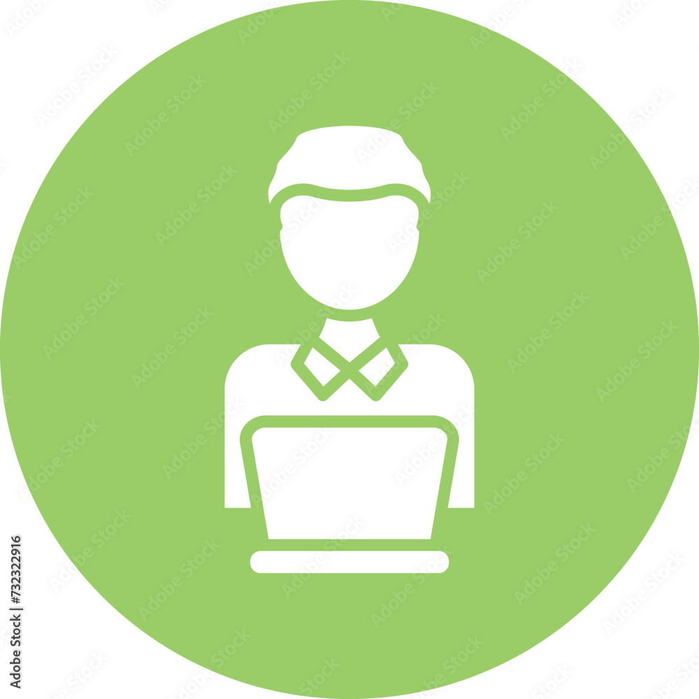 Designer Male Icon Style Designer Male Icon Style