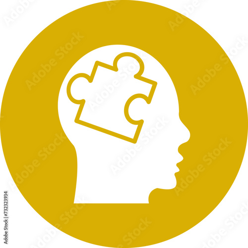 Mental Disorder Icon Style