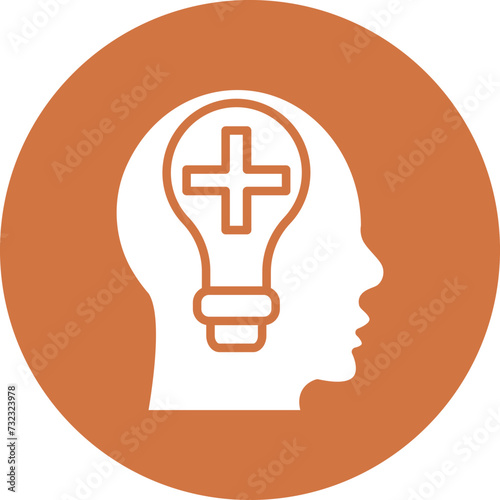 Positive Thinking Icon Style