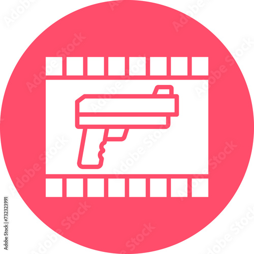 Action Film Icon Style