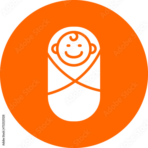 Newborn Baby Icon Style