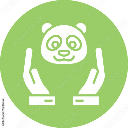 Animal Rights Icon Style