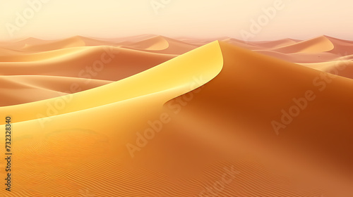 Desert background  desert landscape photography with golden sand dunes