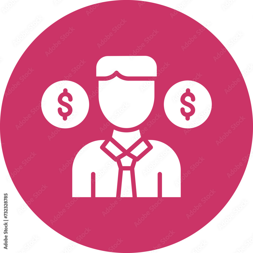 Embezzlement Icon Style