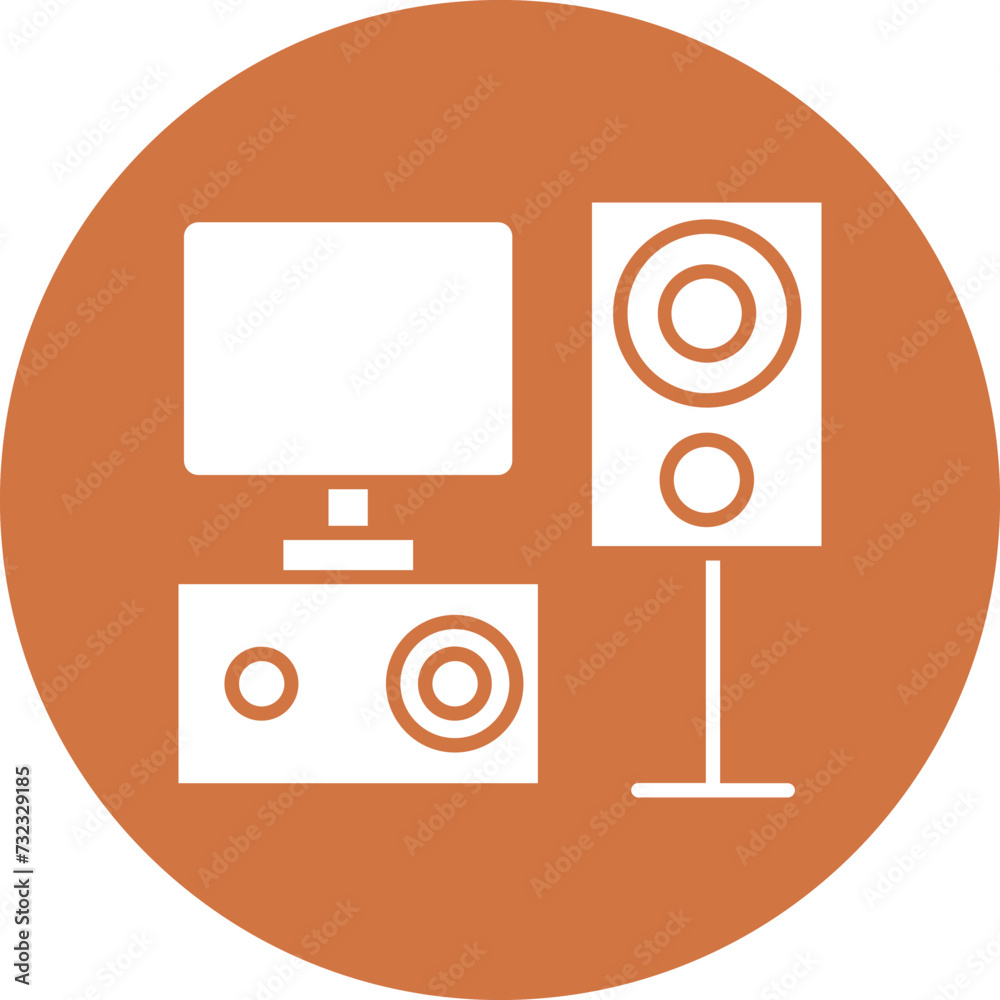 Home Theater Icon Style Home Theater Icon Style