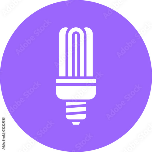 Fluorescent Lamp Icon Style