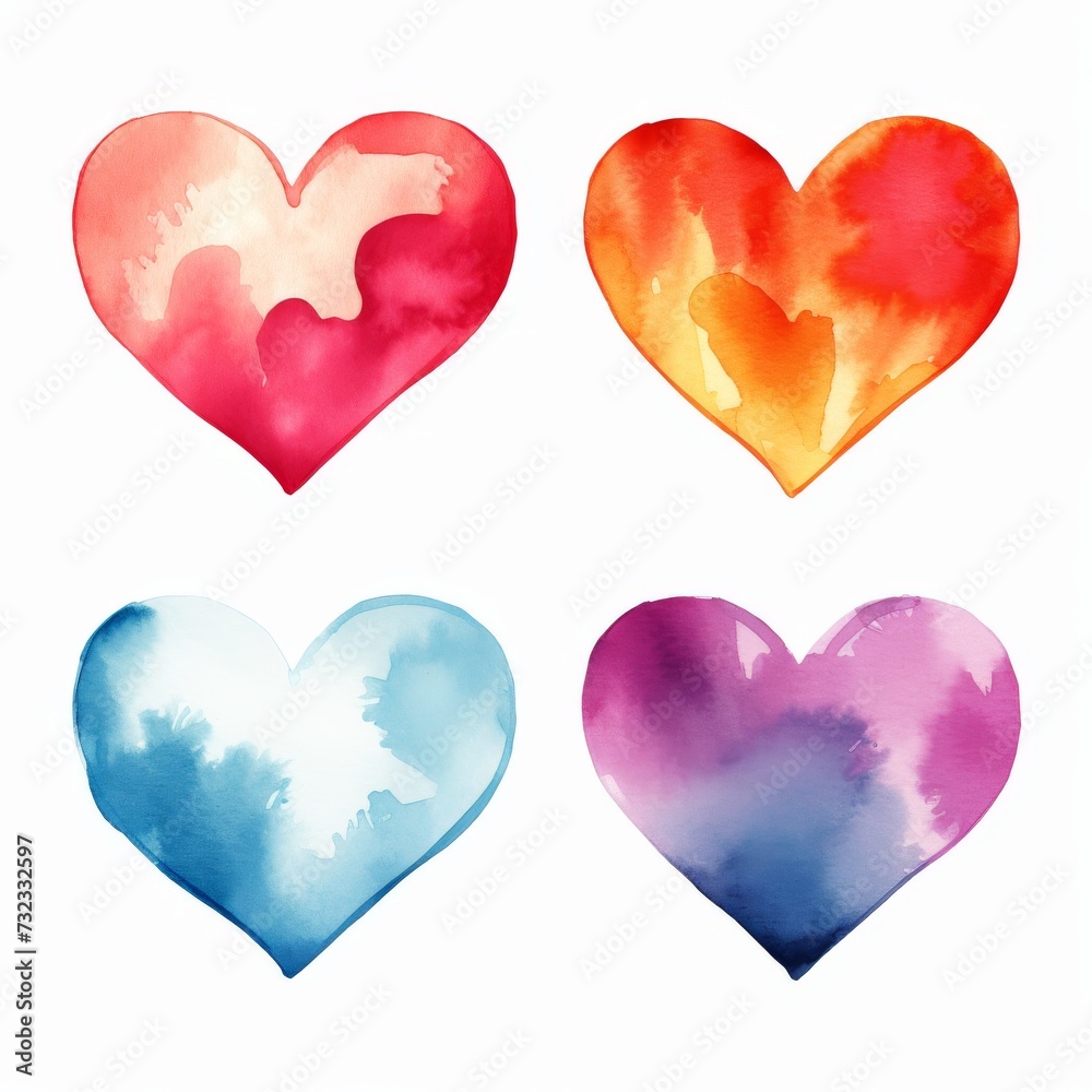 Cœur divers couleurs abstraites simples formes non uniformes tas poussiéreux dans le style d'un graphiste minimaliste Cœur divers couleurs abstraites simples formes non uniformes tas poussiéreux dans le style d'un graphiste minimaliste