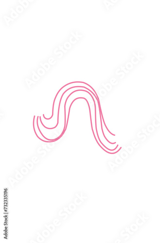 Pink Wavy Lines © Mojostd