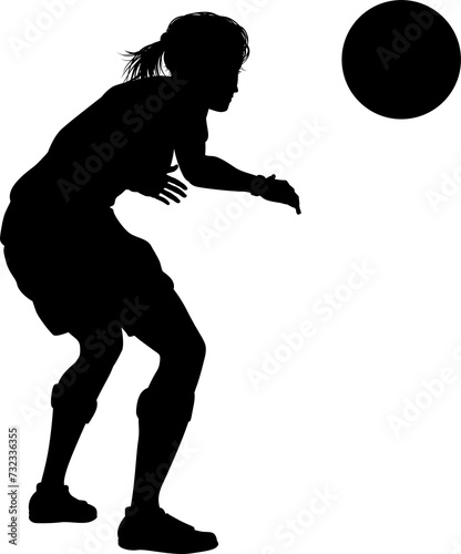 Female Soccer Football Play...