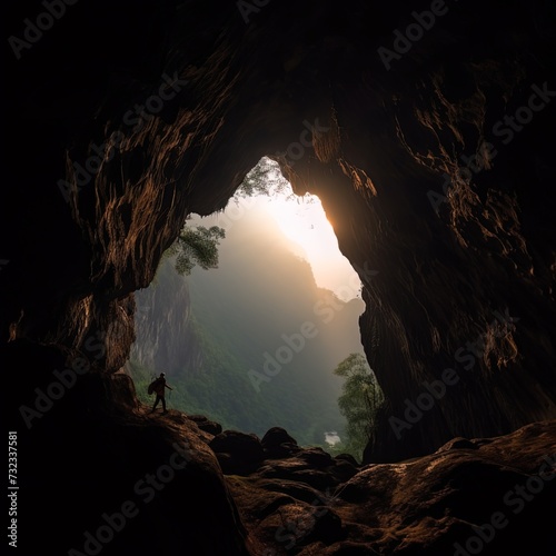 light in the cave