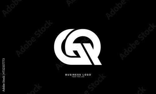 GQ, QG, G, Q, Abstract Letters Logo Monogram