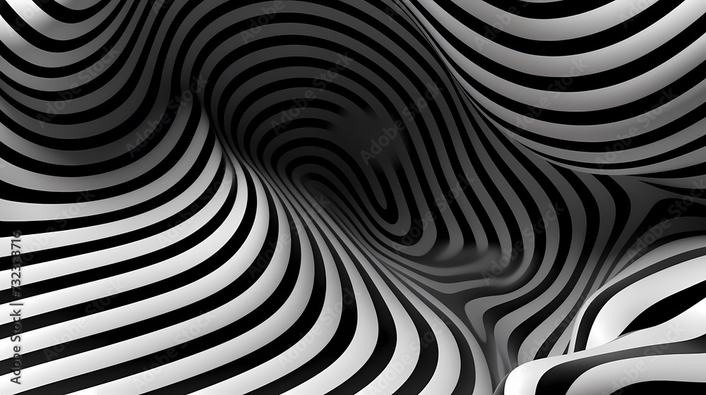 Optical illusion, charming abstract pattern background