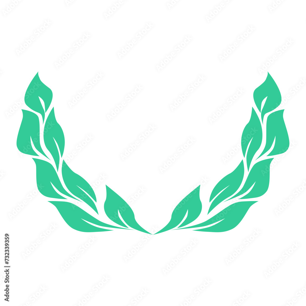 green laurel wreath green laurel wreath