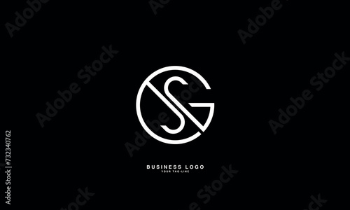 GS, SG, G, S, Abstract Letters Logo Monogram