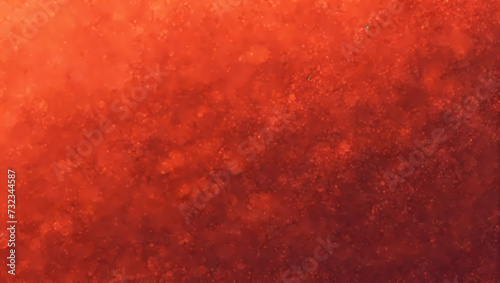 Fiery Coral Orange Glowing Grainy Gradient Background Noise Grunge Texture for Webpage Header or Banner Design.