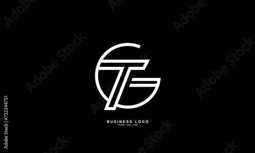 GT, TG, G, T, Abstract Letters Logo Monogram