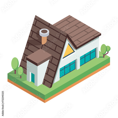 Houses Buildings Icon

