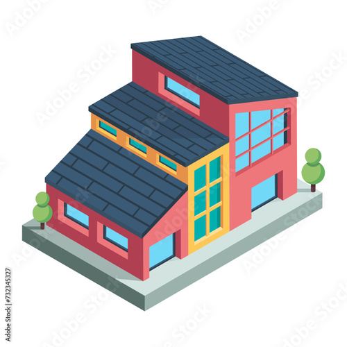 Houses Buildings Icon

