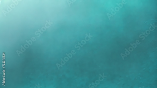 Soft Turquoise Glowing Grainy Gradient Background Noise Grunge Texture for Webpage Header or Banner Design.