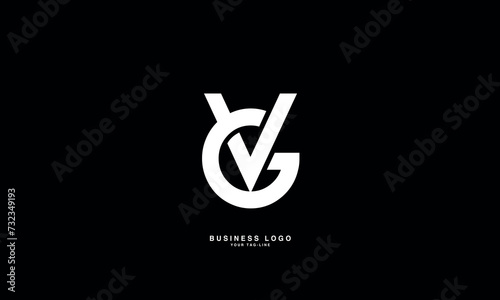 GV, VG, G, V, Abstract Letters Logo Monogram