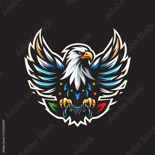 eagle logo esport style