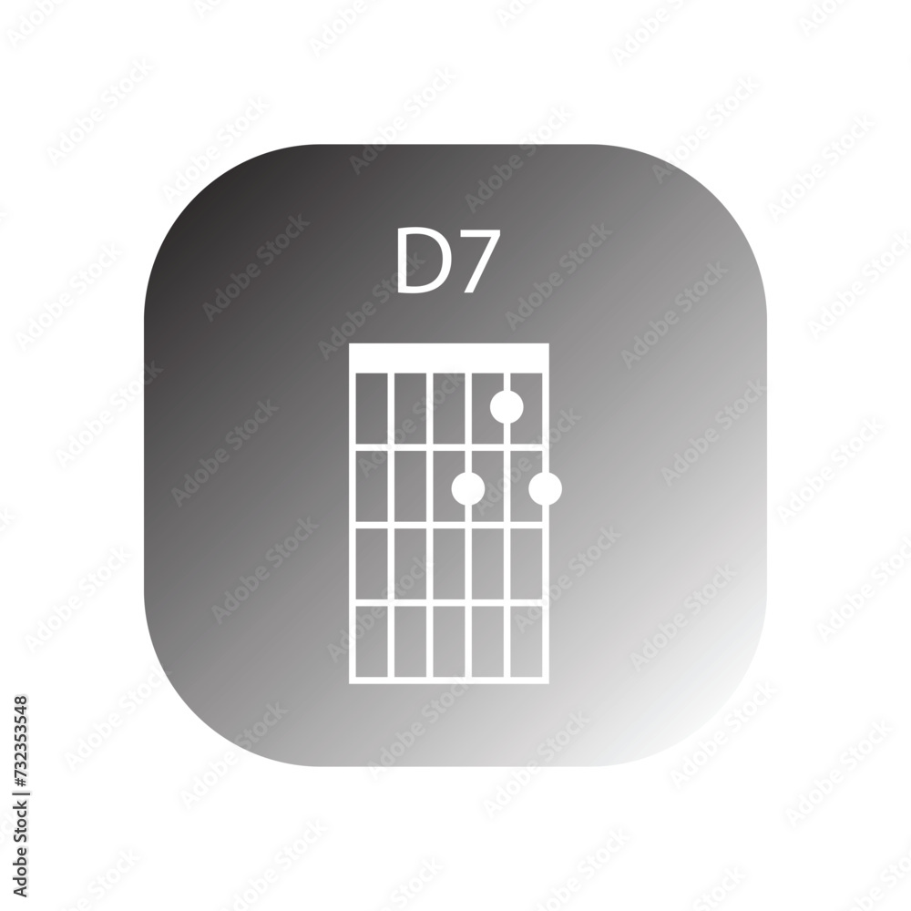 guitar chord icon vector guitar chord icon vector