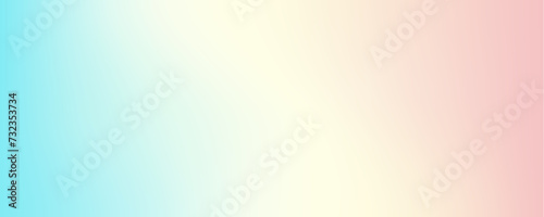 水色、黄色、ピンク三色グラデーション背景ベクターイラスト photo