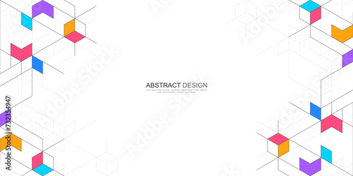 Creative idea of modern design with abstract geometric background. Minimalist vector texture with triangles pattern