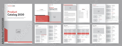 Catalogue Template Design, Furniture Products Catalog layout, editable design