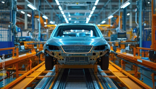 Inside the car factory: Witnessing the birth of automobiles.