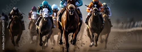 Thundering hooves: The thrill of horse racing.