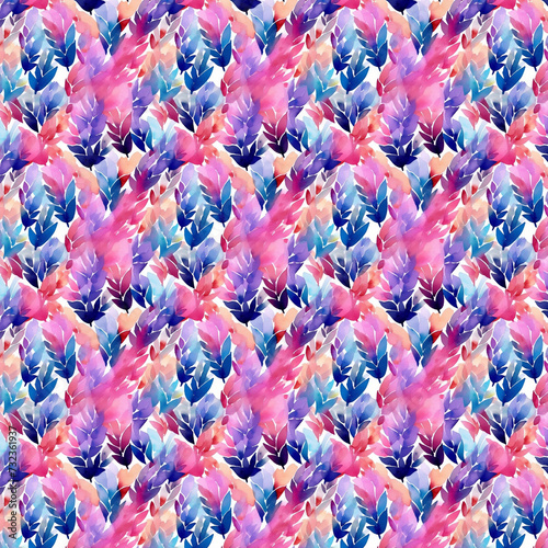 Floral Watercolor Seamless Pattern, Texture, Design,  Minimal Flowers, Flower pattern