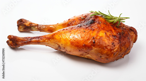 Roasted chicken leg
