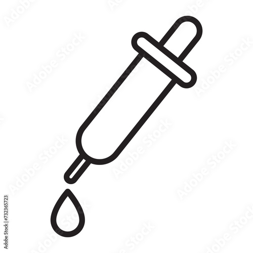dropper Blood line icon.