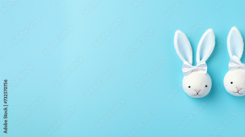 White easter bunny ears