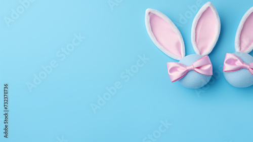 White easter bunny ears
