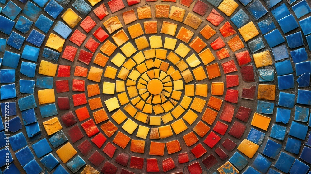 Fototapeta premium abstract colorful mosaic background