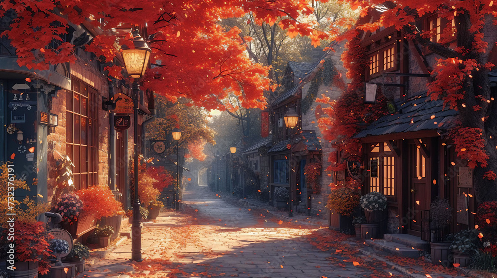 Naklejka premium Autumnal Hues