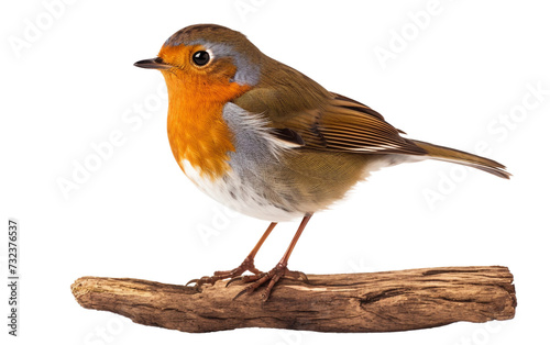 Robin's Isolated Majesty Isolated on Transparent Background PNG. © Faizan