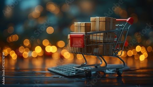 Cyber Monday Shopping Cart Generative AI