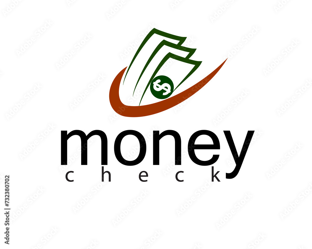 creative money check iconlogo design template creative money check iconlogo design template