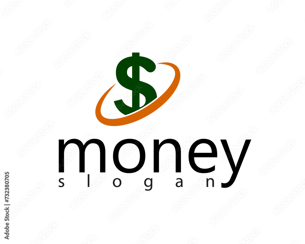creative money ring logo design template creative money ring logo design template